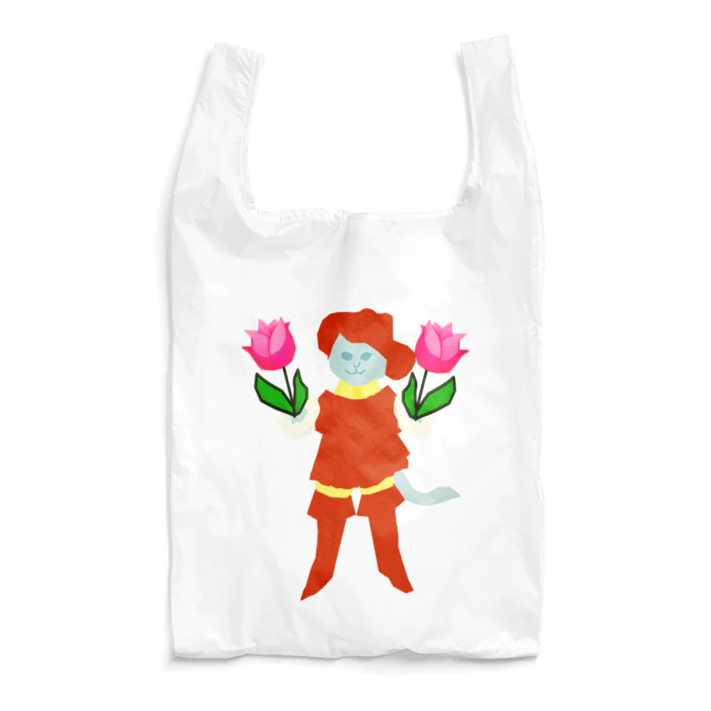 Danke Shoot Coffeeのチューリップ二刀流（背景なし） Reusable Bag