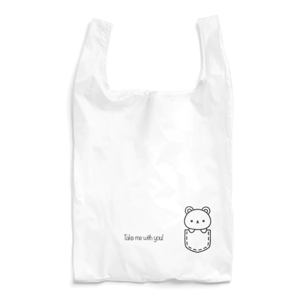 みょーのつれてって！【クマ/英字】 Reusable Bag