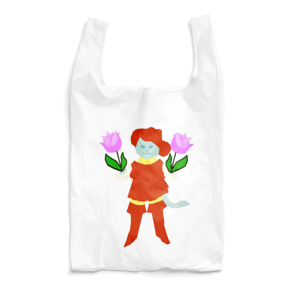 Danke Shoot Coffeeのチューリップ二刀流（紫） Reusable Bag