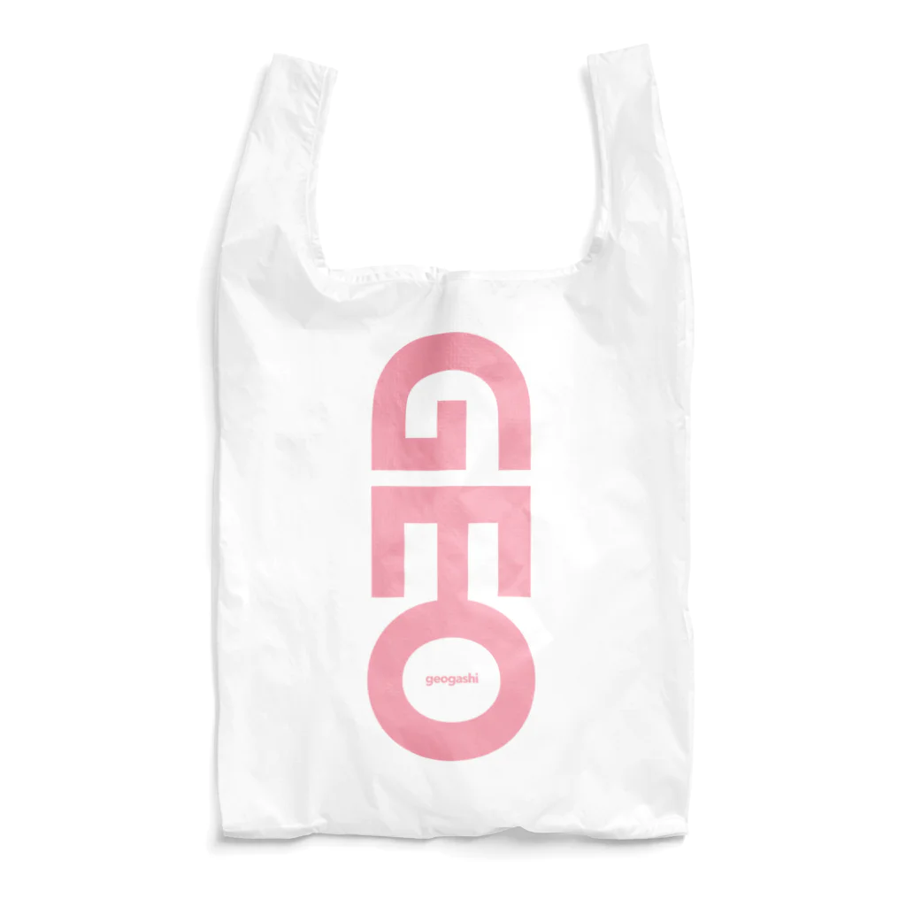 ジオガシ旅行団のGEOシリーズ_PinkLogo Reusable Bag
