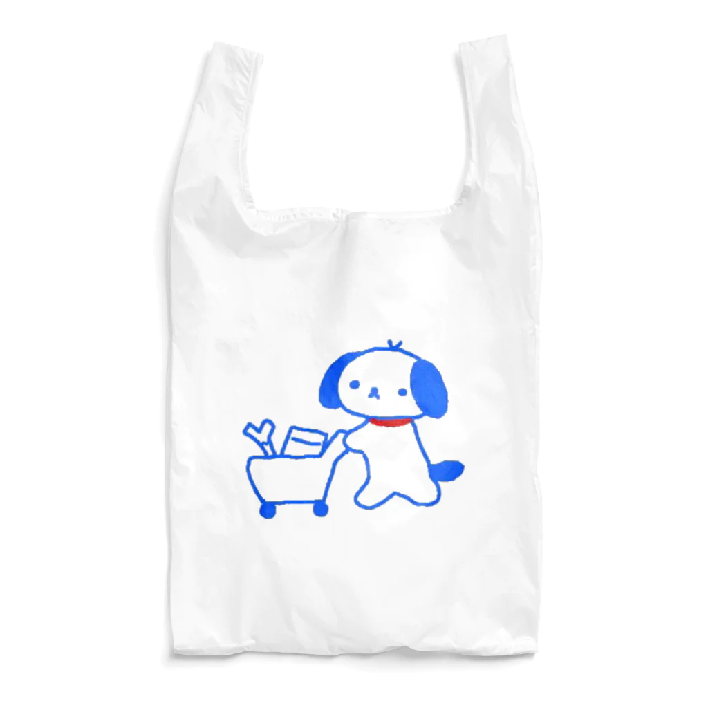 こめこのお店の落書きおかいものイヌ Reusable Bag