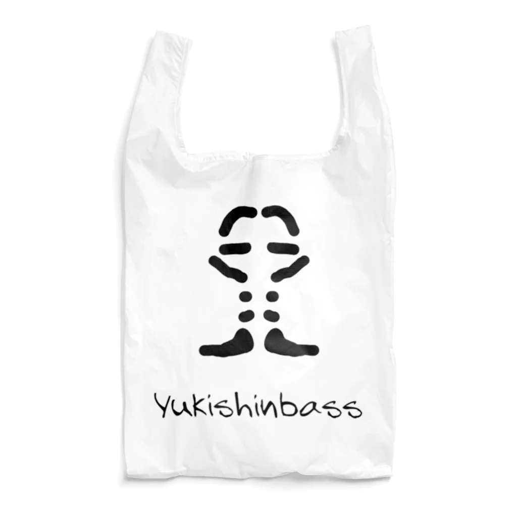 雪神かき氷公式ショップのYUKISHINBASSスタンダードロゴ（ホワイト） Reusable Bag