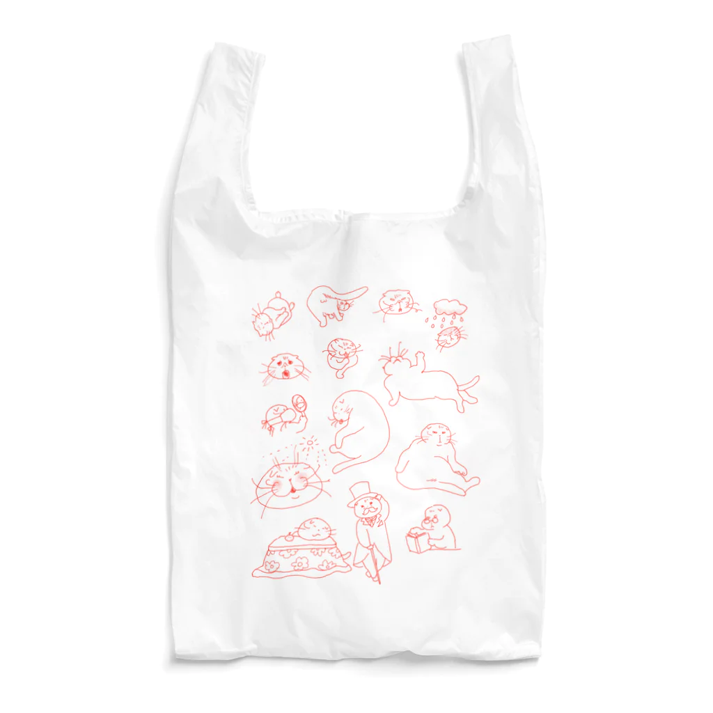 マルティ部屋のシニアなマルティ赤 Reusable Bag