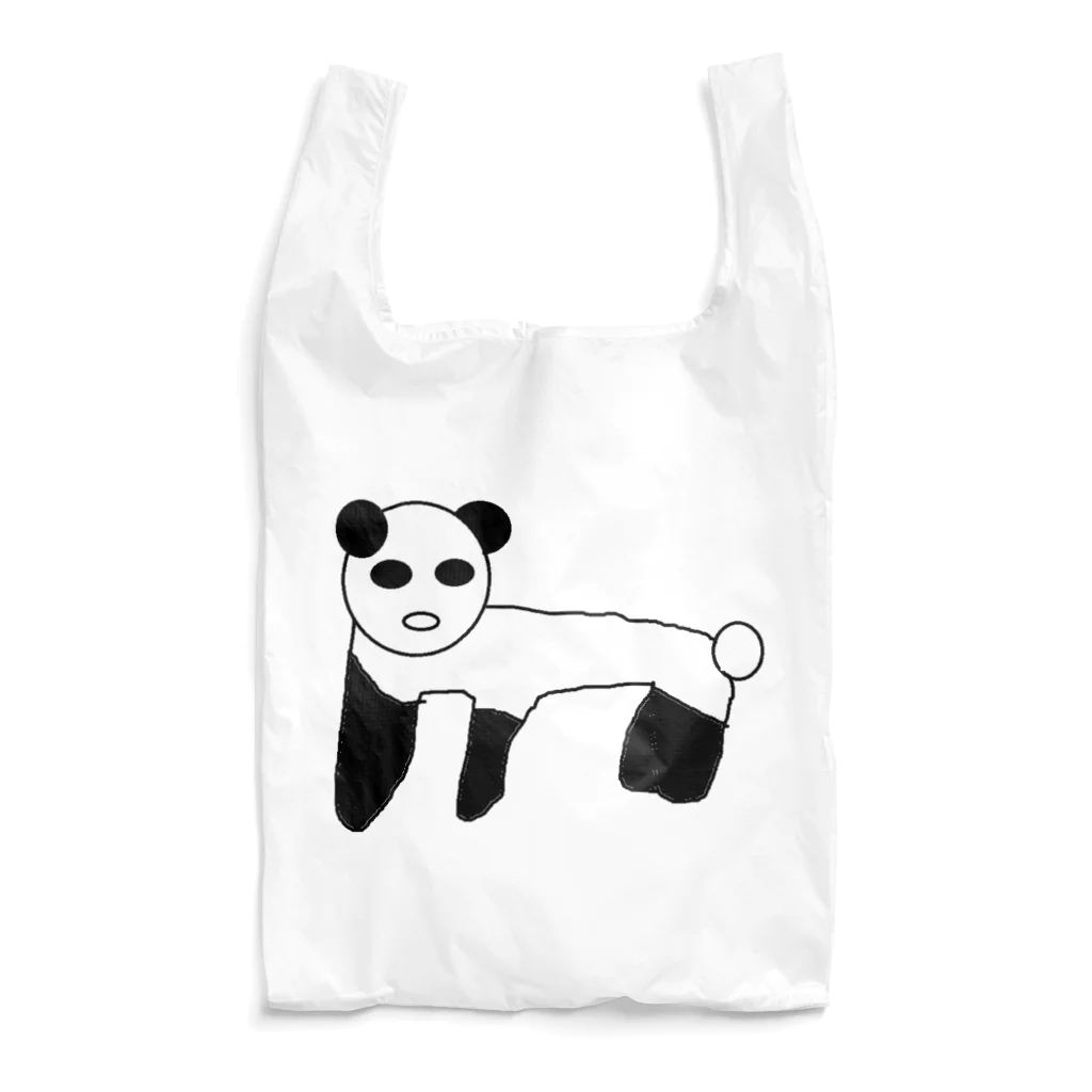 クソパンダ🐼🇰🇪@それなりVTuberのクソパンダ原画 Reusable Bag