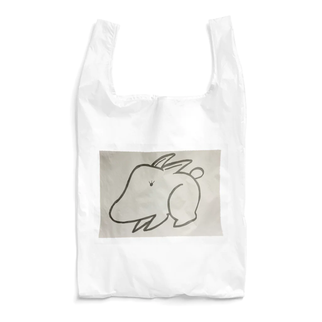 大江のイルカみたいな顔のウサギ描いてんじゃねえよ！ Reusable Bag