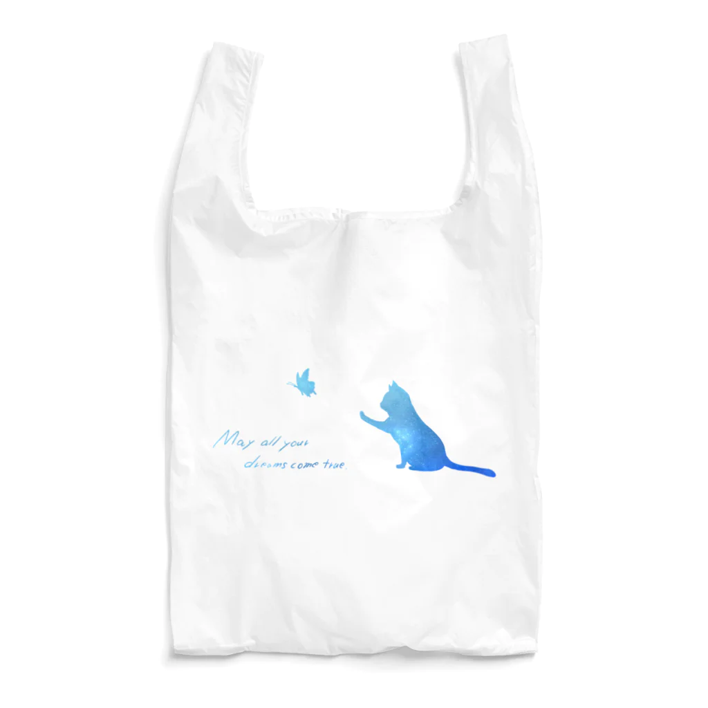 にこ＋の猫と蝶 Reusable Bag