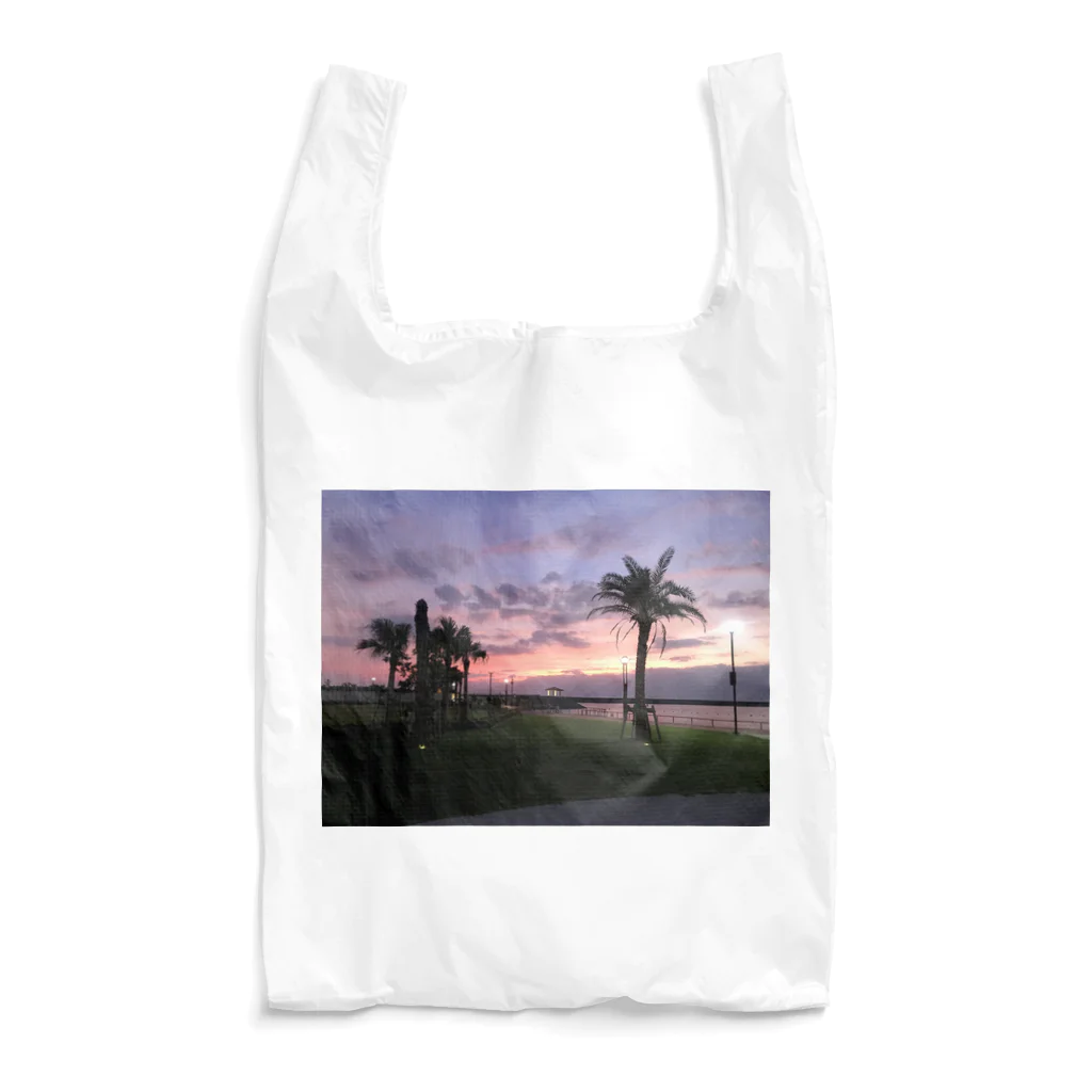 やぽの沖縄の夕方の海 Reusable Bag