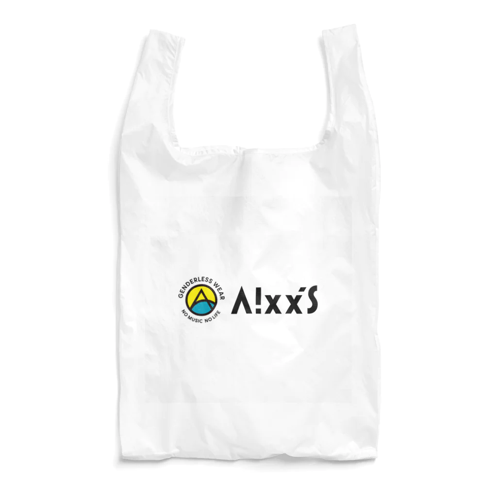 LGBTQジェンダーレスブランドAixx'sオリジナルロゴアイテムのAixx'sエクシスオリジナルロゴアイテム エコバッグ
