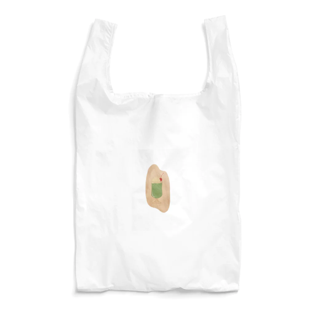 歩く風景の君の大好きなクリームソーダ。 Reusable Bag