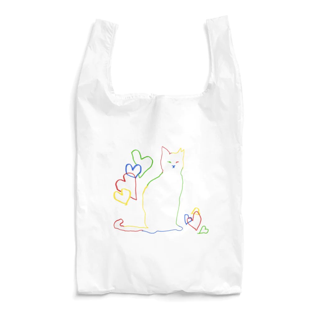 necomoのさくらねこ（Crayon） Reusable Bag