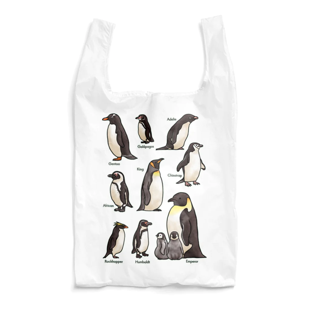 huroshikiのペンギンだらけ Reusable Bag