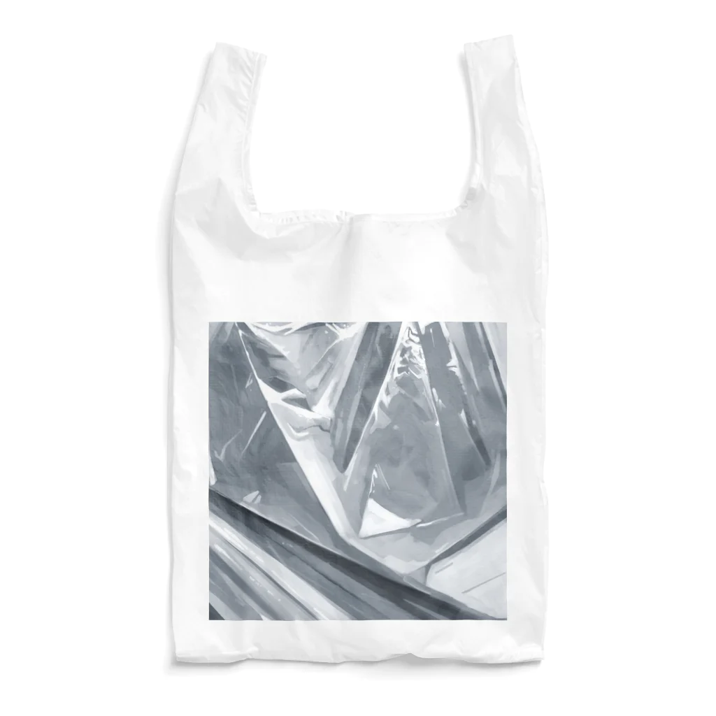 サト市場のビニール袋柄エコバッグ Reusable Bag