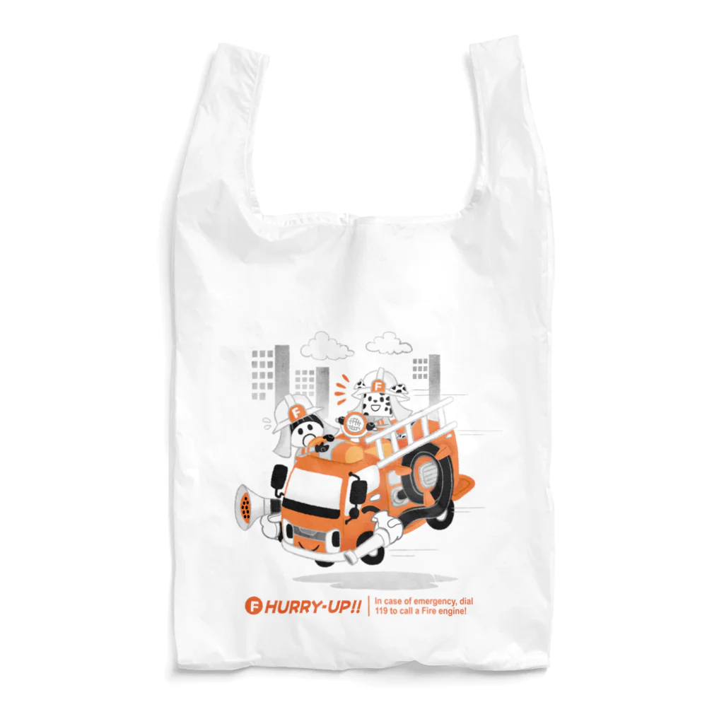 Sunny Place 今瀬のりおの消防車カー Reusable Bag