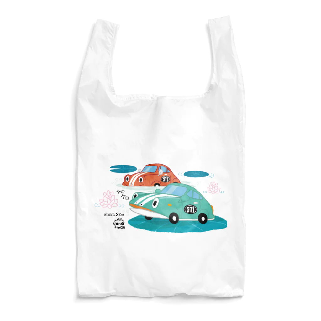 Sunny Place 今瀬のりおのカエルカー Reusable Bag