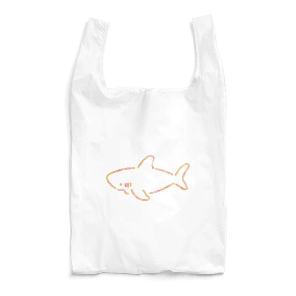 サメ わりとおもいのわりとシンプルなサメ2021ピンク系Ver. Reusable Bag
