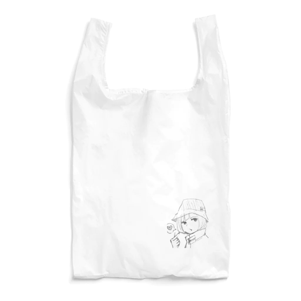 Grazieのモノクロ/バケハガール(キュンver.) Reusable Bag