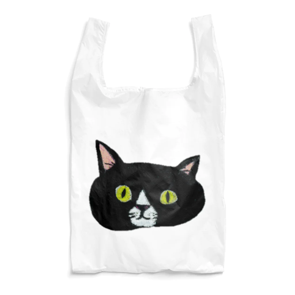ナツポの黒白タキシードネコなりよ。 Reusable Bag