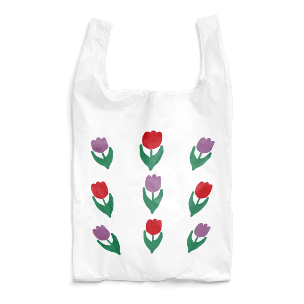 インコアンド　のチューリップいっぱい Reusable Bag