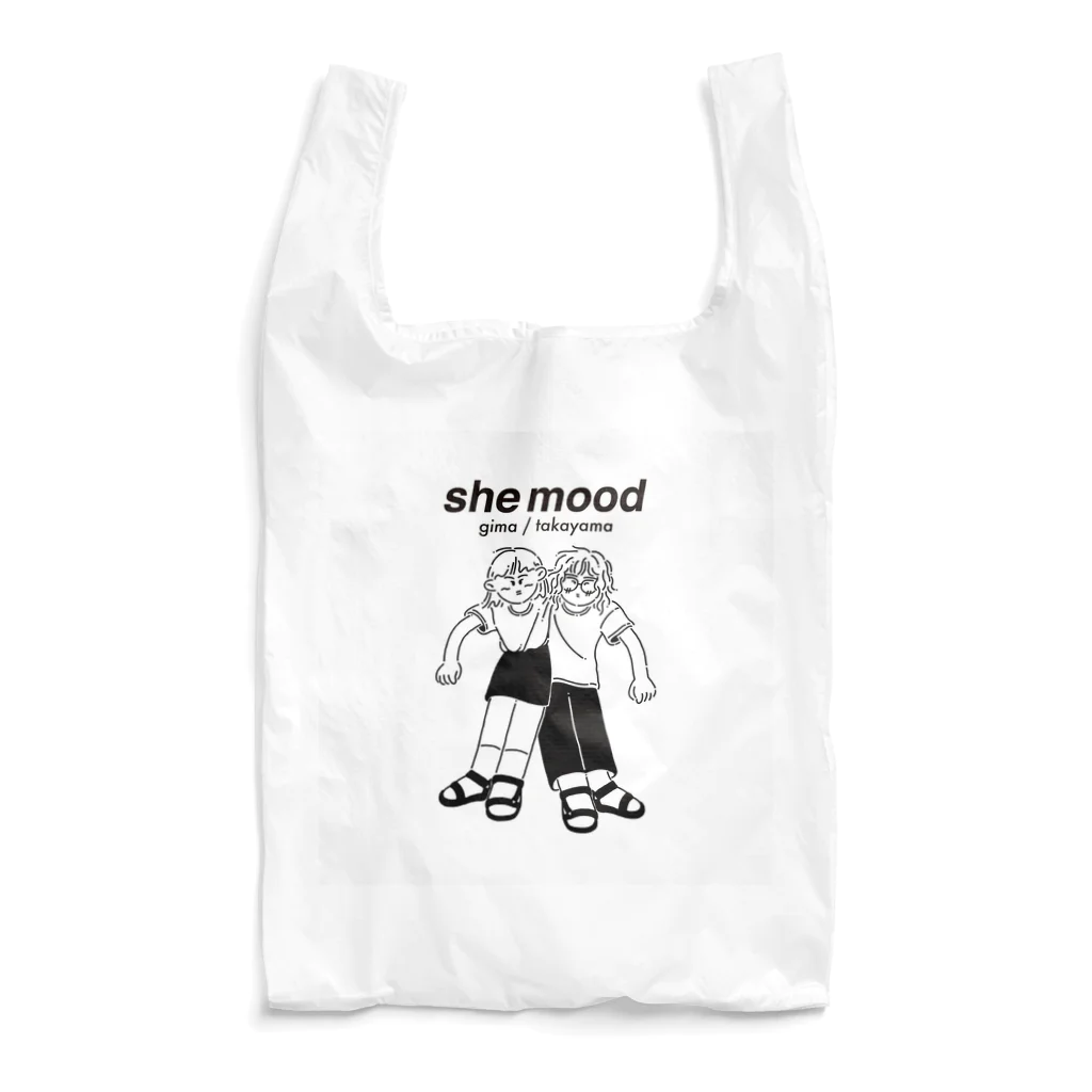 she moodのtiny humans エコバッグ