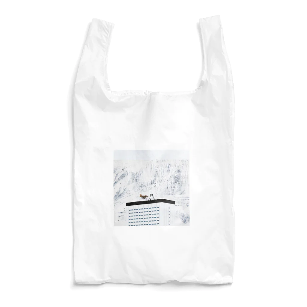 yuiuemuraのマンションの上に犬 Reusable Bag