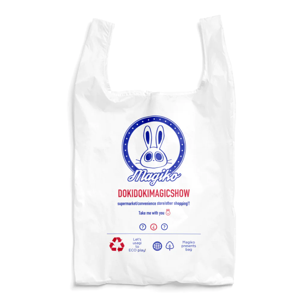 DOKI DOKI MAGIC SHOWのレジ袋風うさぎとえこ Reusable Bag