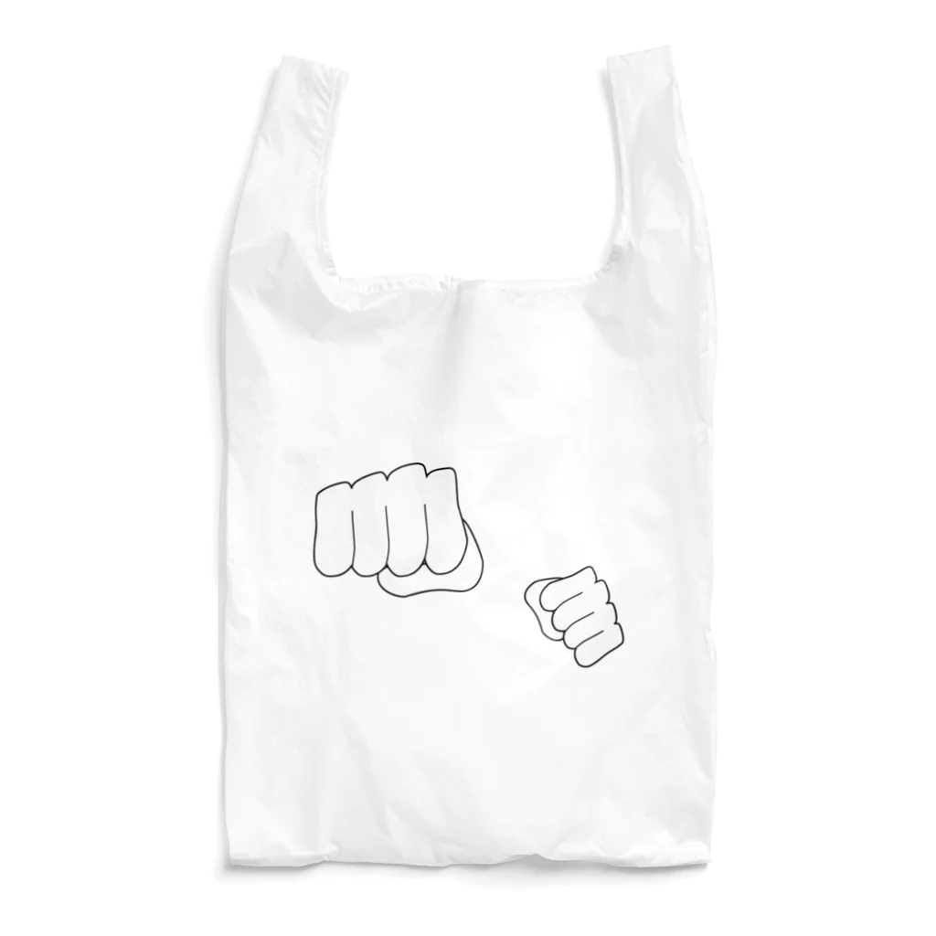 Monten Aoki 紋店の筆書き拳紋 Reusable Bag