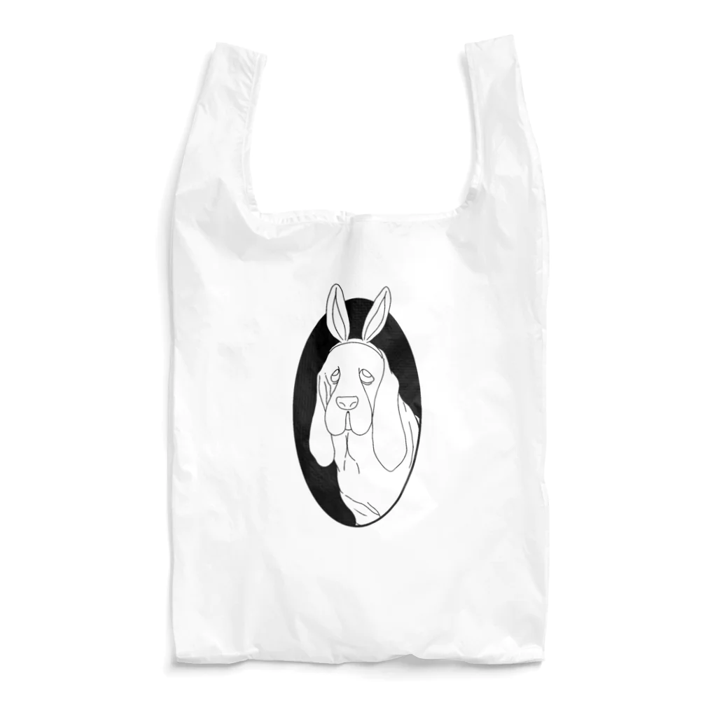 ふとんにおぼれるのうさぎ Reusable Bag