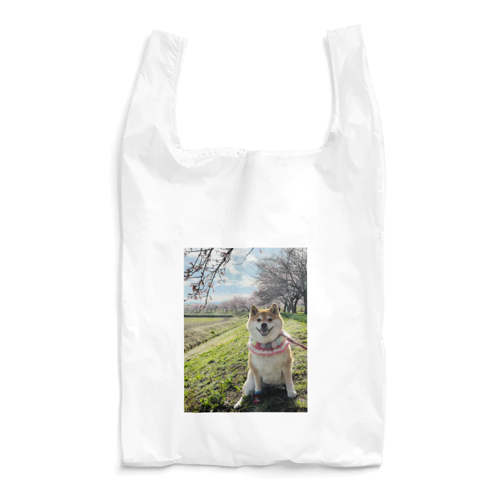 ハナちゃんの！のハナちゃんと桜 Reusable Bag