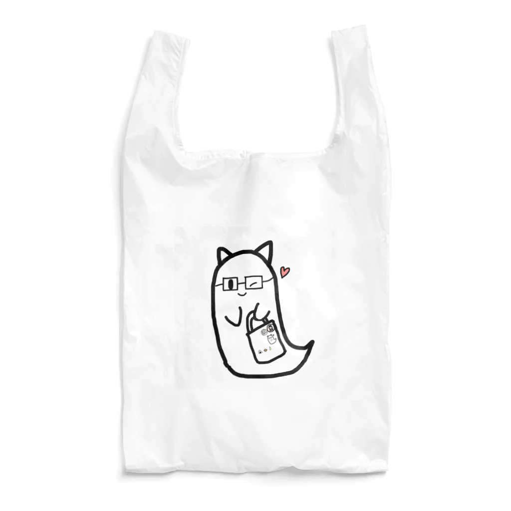 オバケユウタンSHOPのトートバッグを持ってるオバケユウタン Reusable Bag