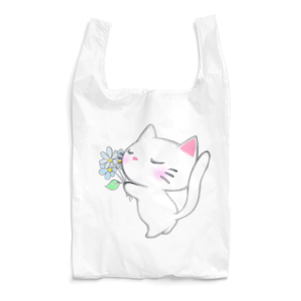 ホシノココのお店の癒しの白猫 Reusable Bag