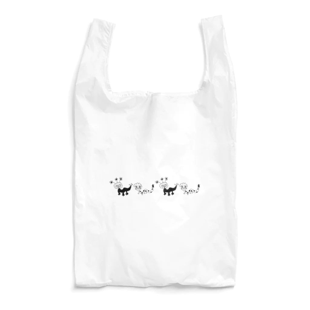 えむえむのみずたまへび　と　はなとかげ Reusable Bag