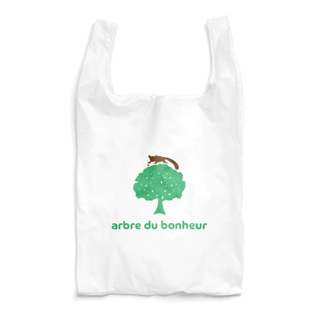 arbre du bonheurのarbre du bonheur ロゴ カラー エコバッグ