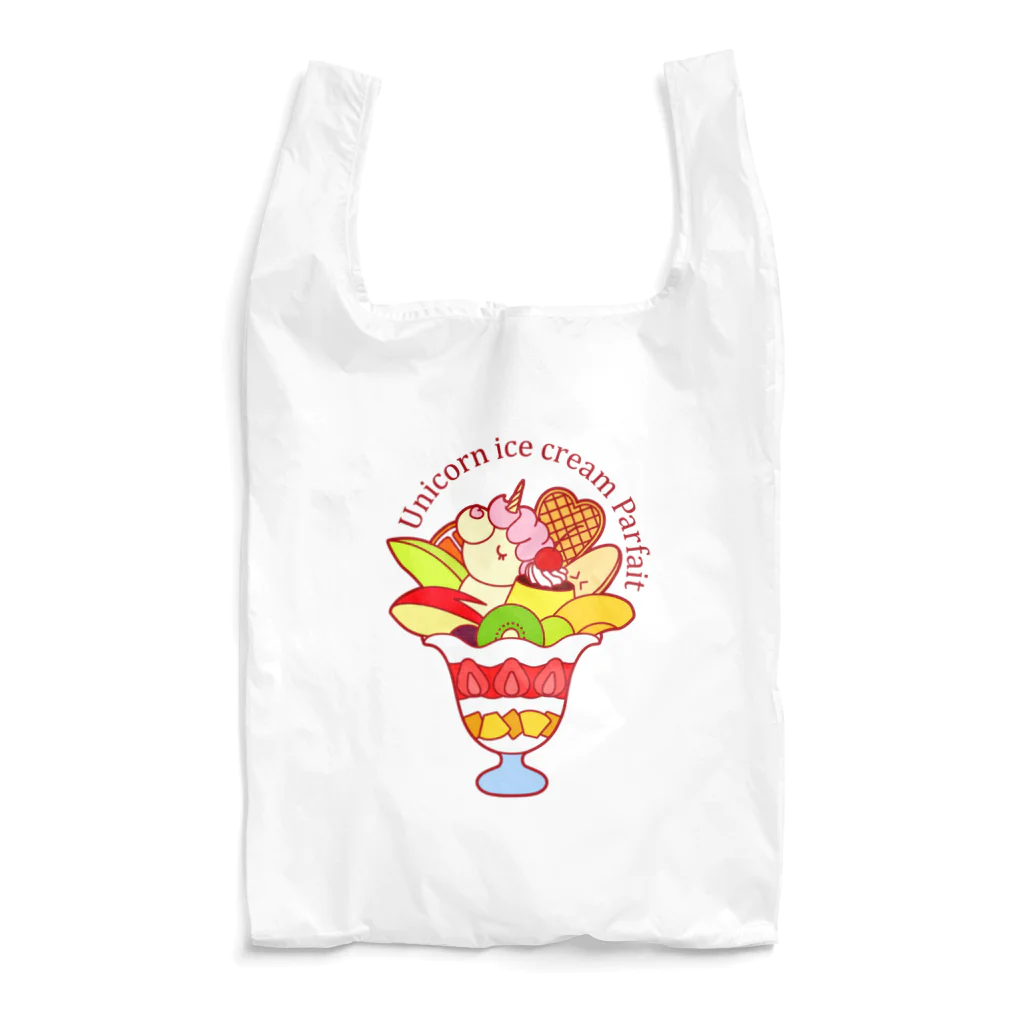 chelsieのユニコーンアイスクリームパフェ Reusable Bag