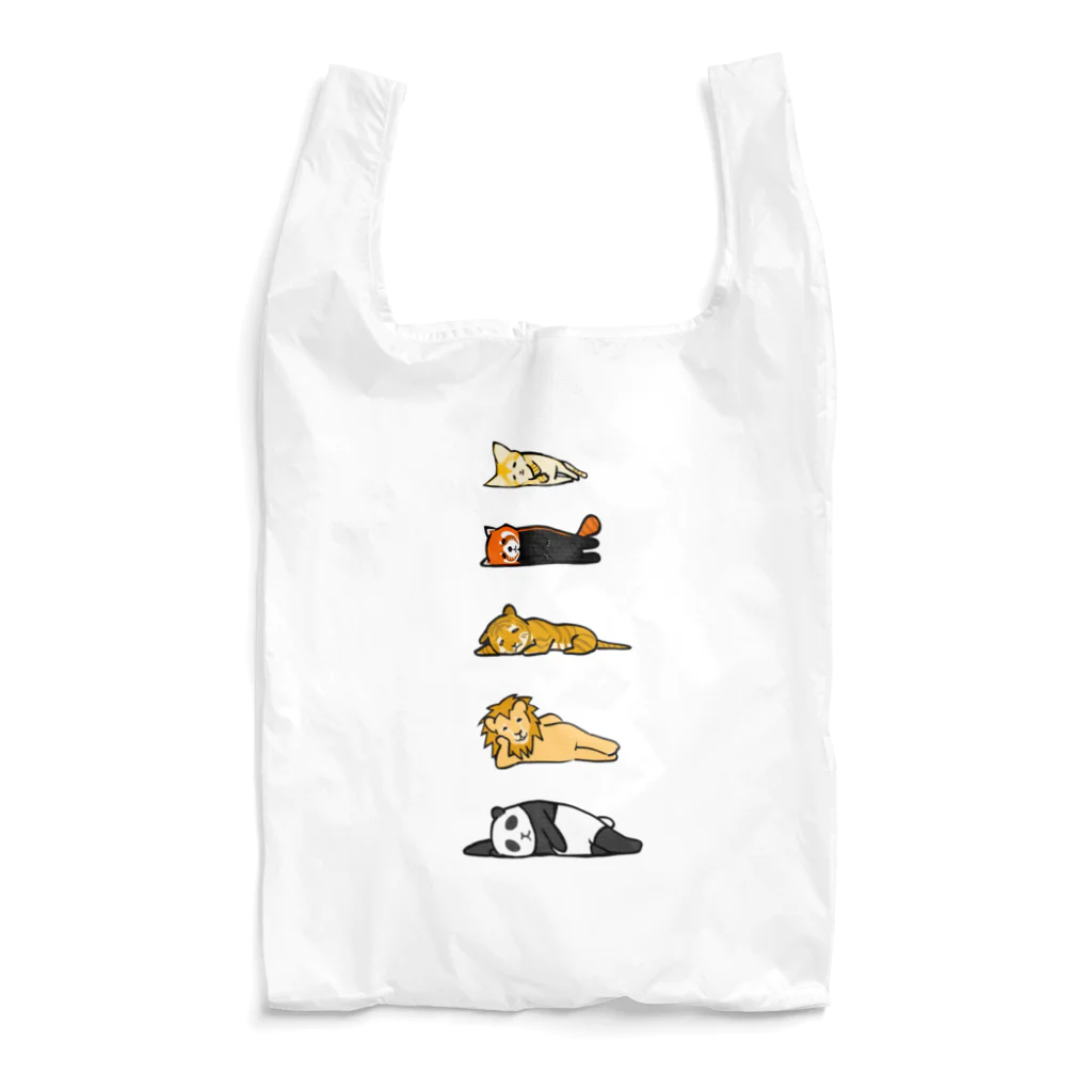 奇×屋の無気力な猫っぽい動物縦置き Reusable Bag