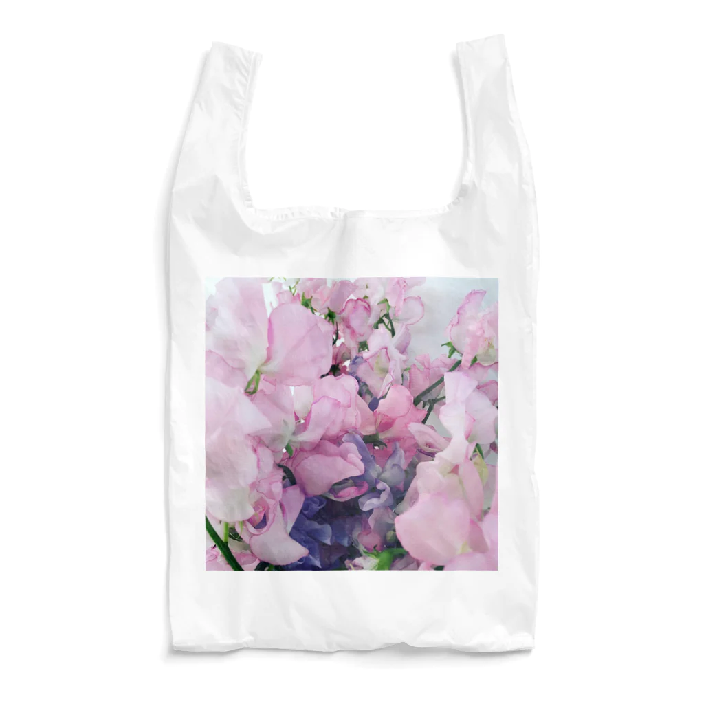 VIOLAのVIOLAのお花　スイートピー Reusable Bag