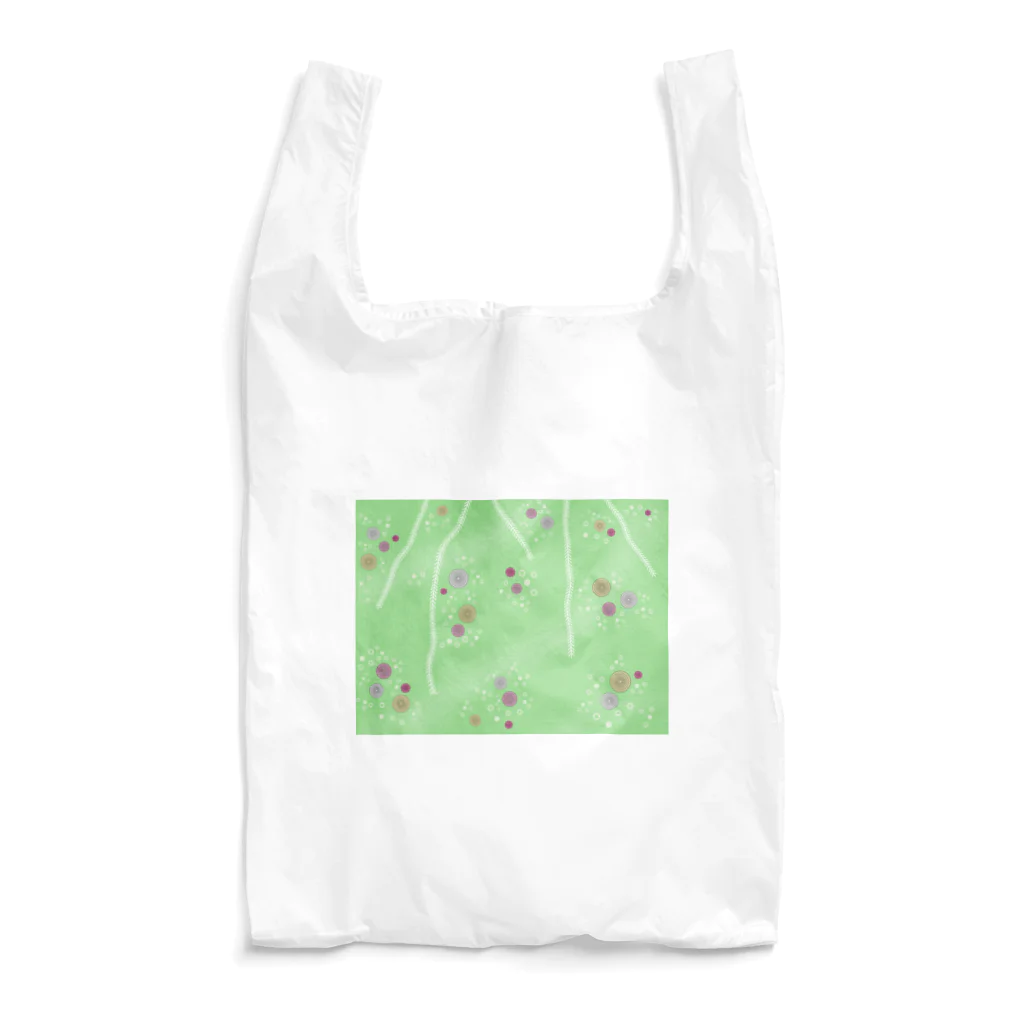 謎はないけど謎解き好きのお店の謎柄の和風グッズA（若緑） / Japanese style goods A inspired by escape room (Light green) エコバッグ