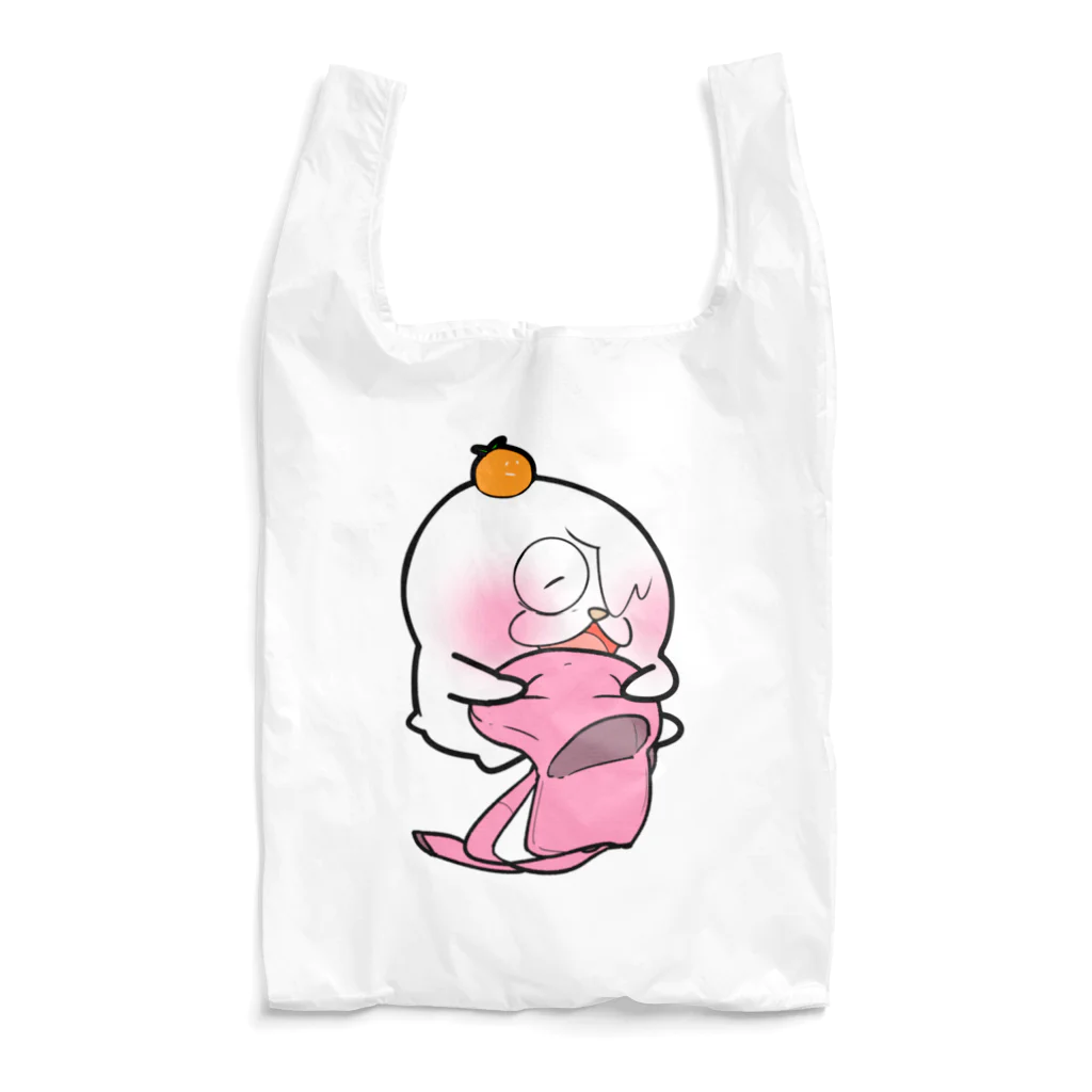 えもんち屋のもち巾着バッグ♪エコVer. Reusable Bag