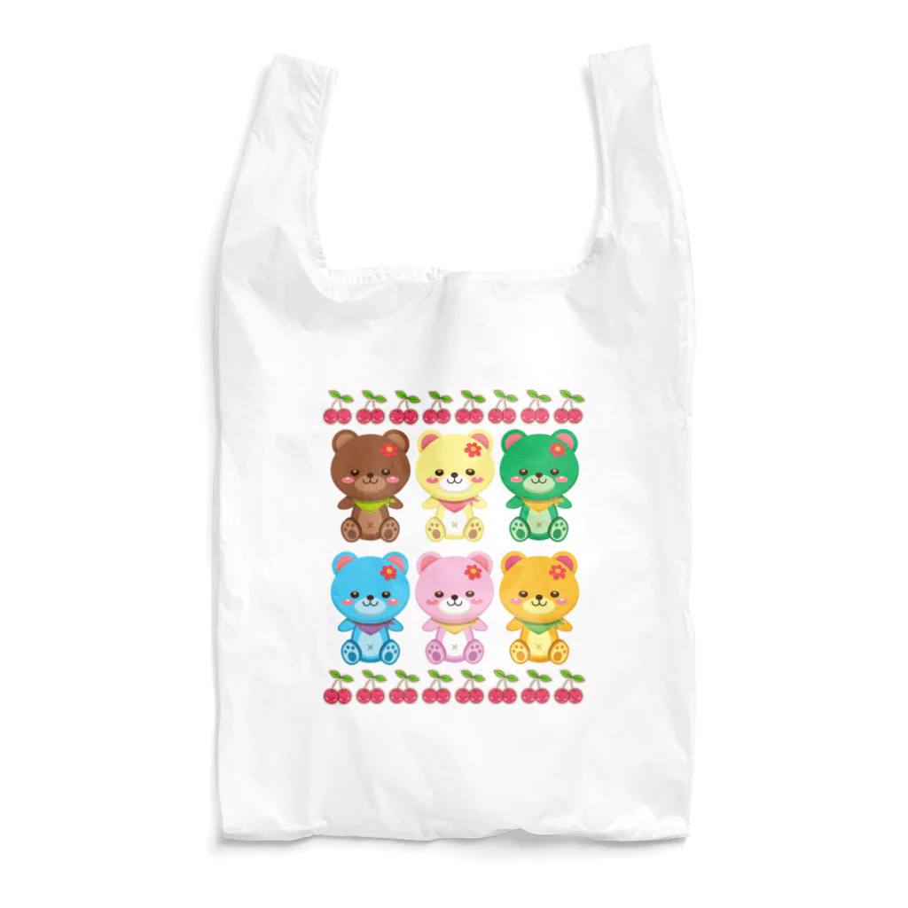 itisgoingwellのさくらんぼとクマちゃん Reusable Bag