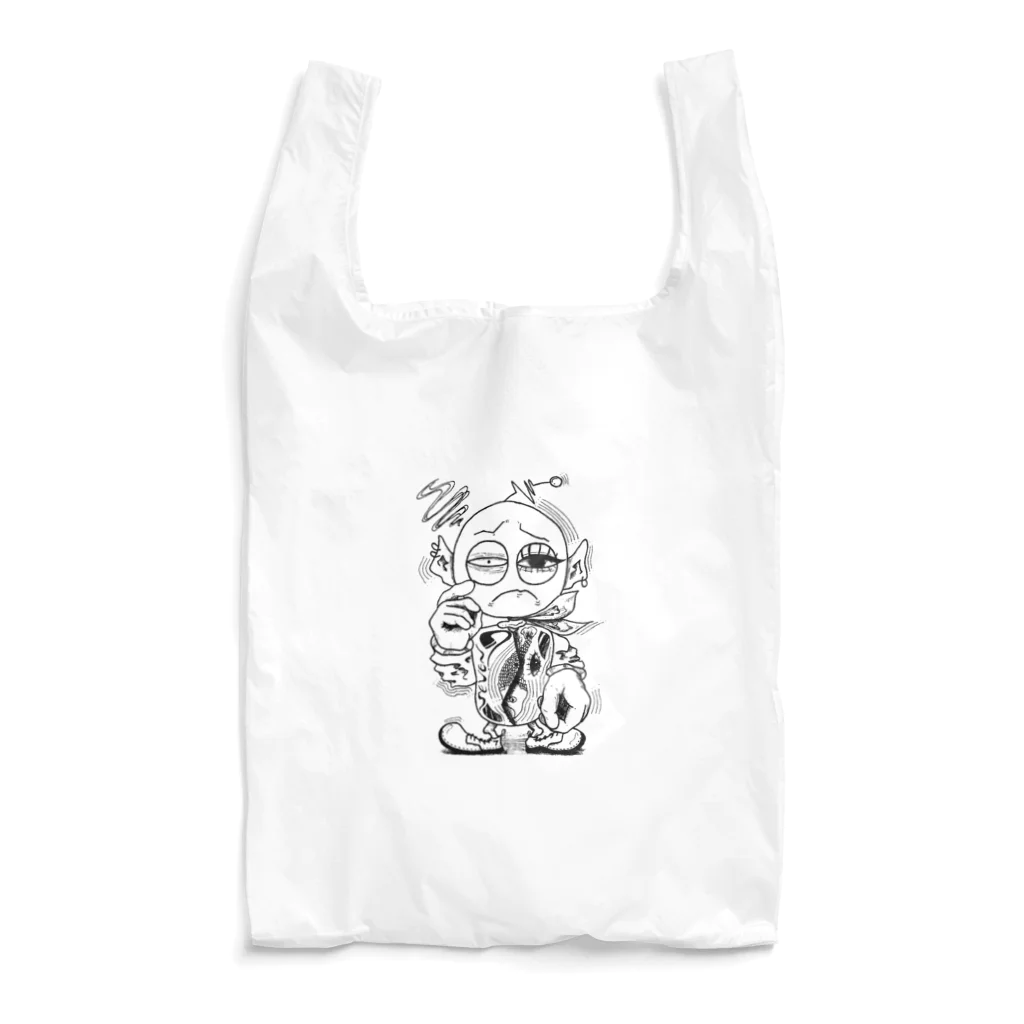 せ ぶ ん の お み せのおなやみ宇宙人 Reusable Bag