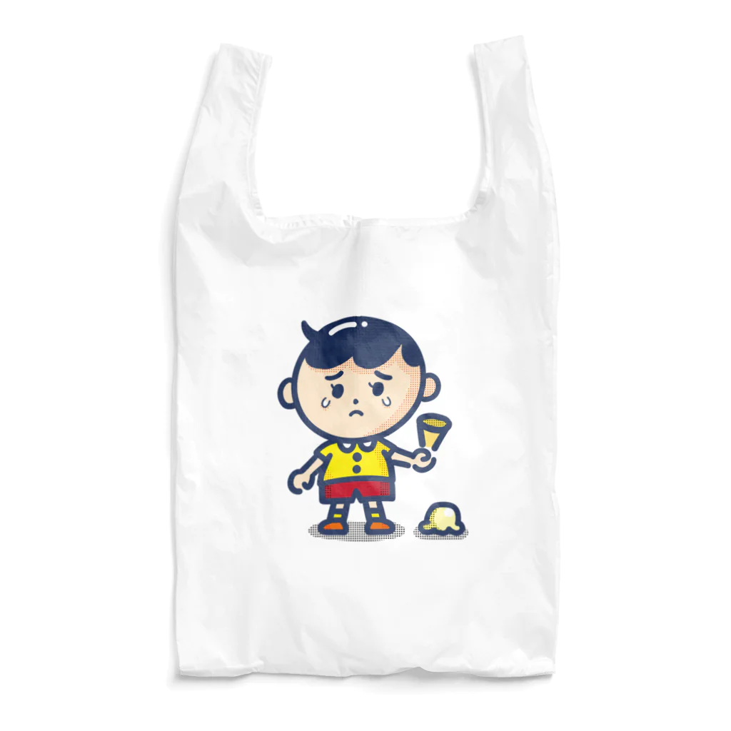 ことり屋のアイス落とした男の子 Reusable Bag