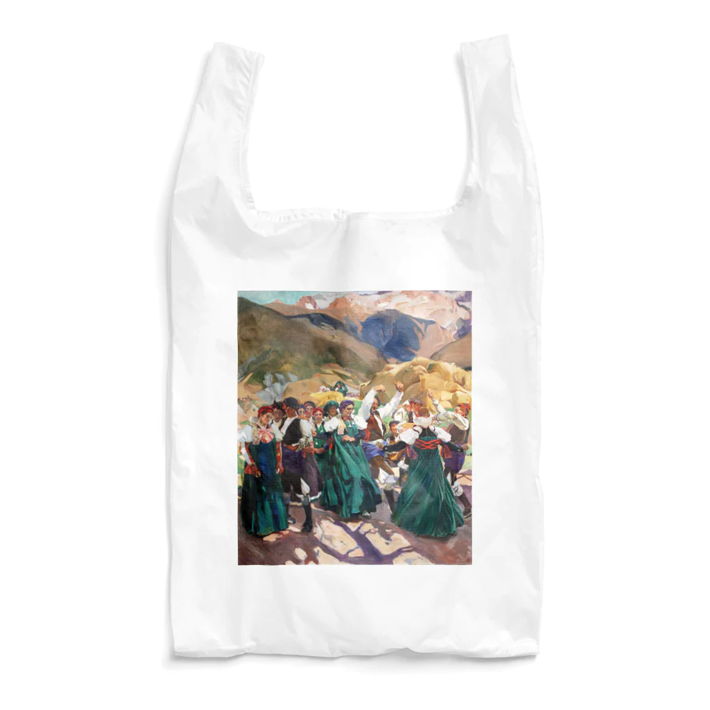 世界の絵画アートグッズのホアキン・ソローリャ 《アラゴンのホタ》 Reusable Bag