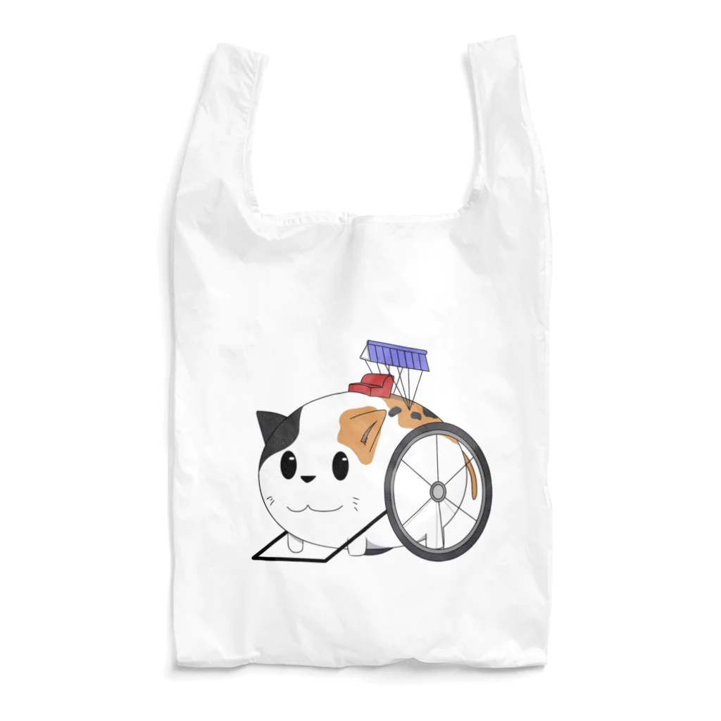 Flowerの人力家猫グルマ Reusable Bag