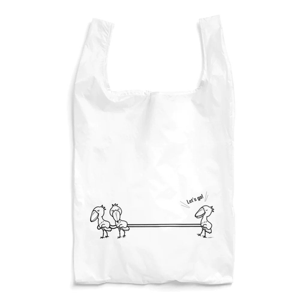 ハシビロ☆SHOPの電車ごっこ☆ハシビロコウ３兄弟 Reusable Bag