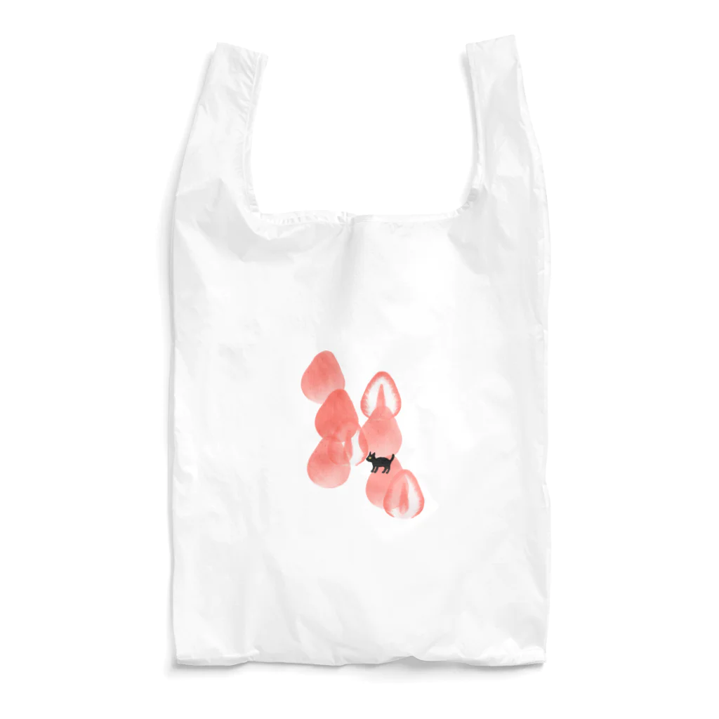 黒豆堂の苺とくろまめ Reusable Bag