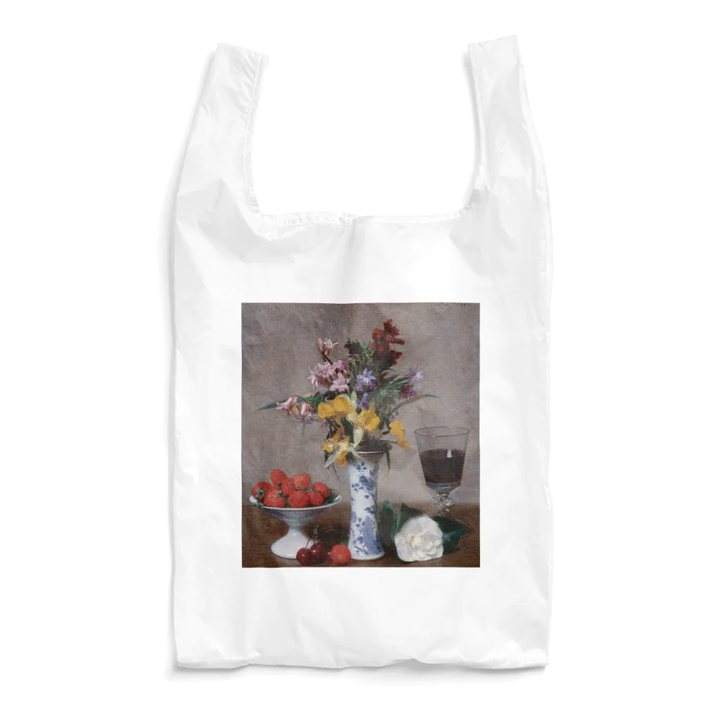 世界の絵画アートグッズのアンリ・ファンタン＝ラトゥール 《婚約の花束》 Reusable Bag