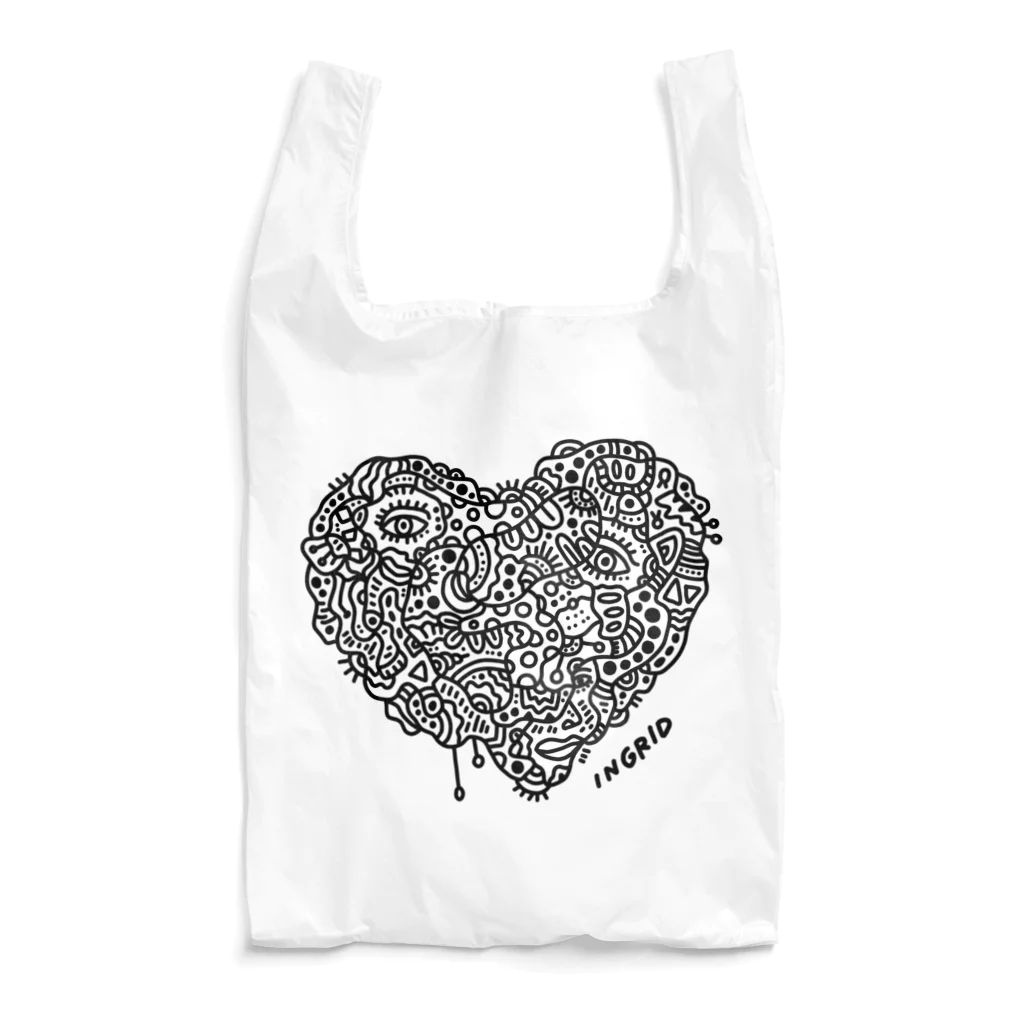 INGRIDのハートの中の人生 Reusable Bag