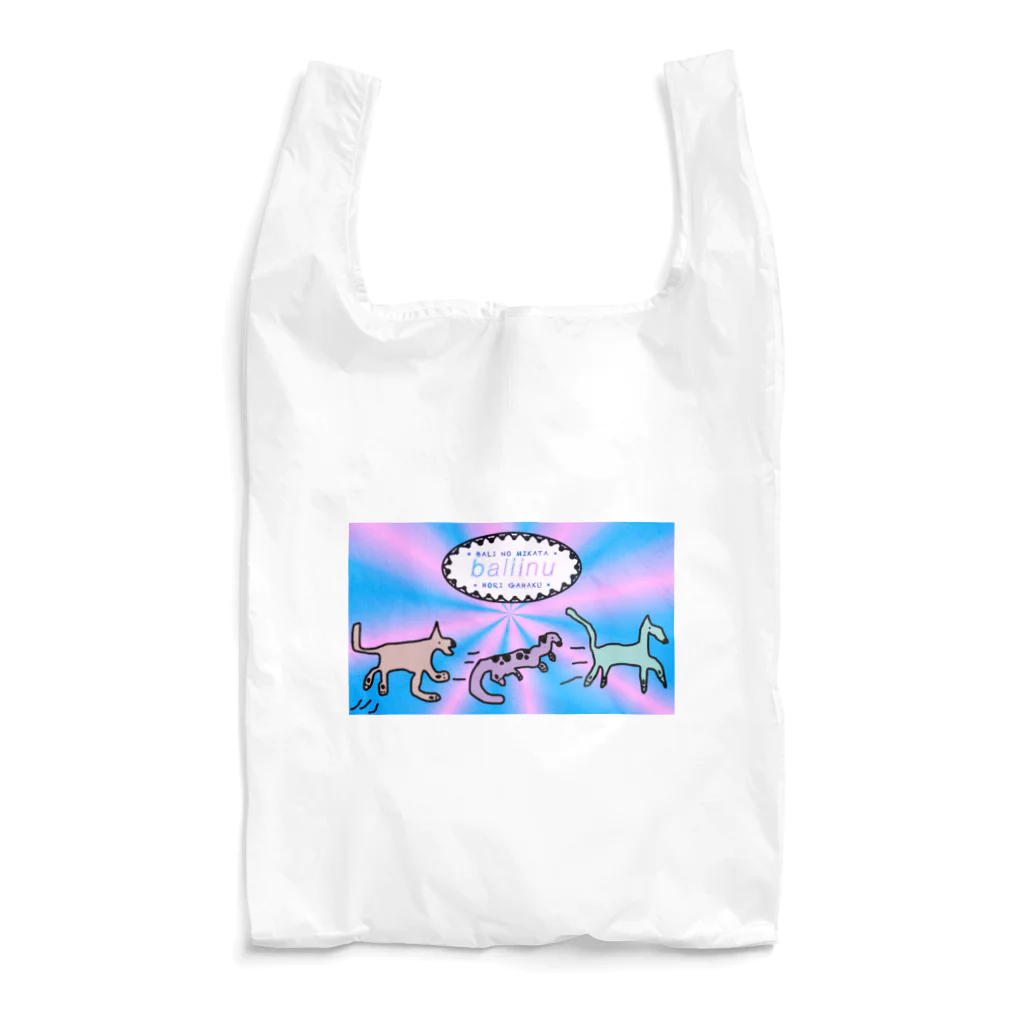 バリ島旅行のみかたストアのHAPPYバリいぬエコバッグ Reusable Bag