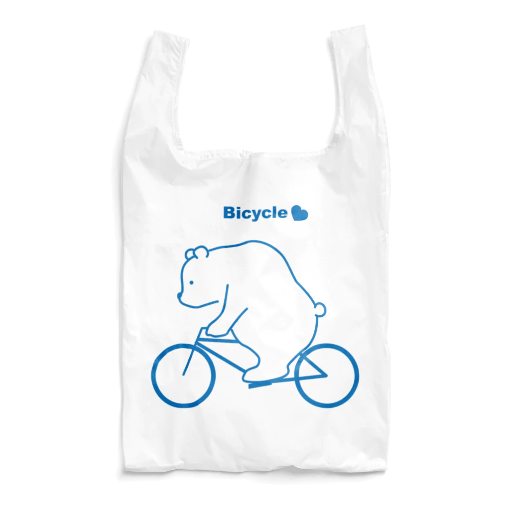 Atelier Cの自転車に乗るBear エコバッグ