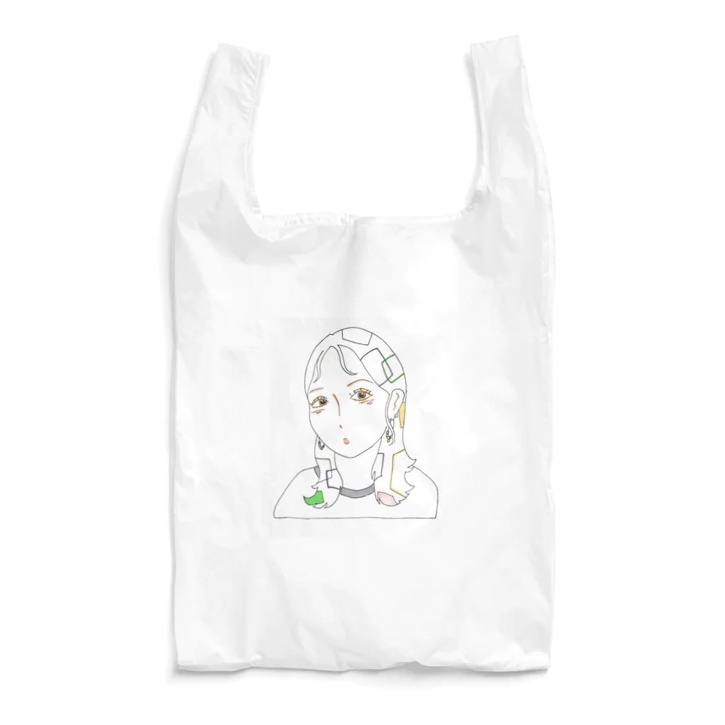 ゴミからテンテンとった人のカラーが好きな女の子 Reusable Bag