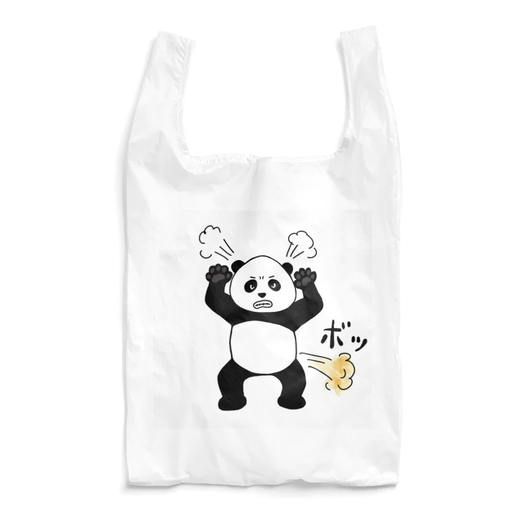 オナラぱんだの店の怒りのオナラぱんだ Reusable Bag